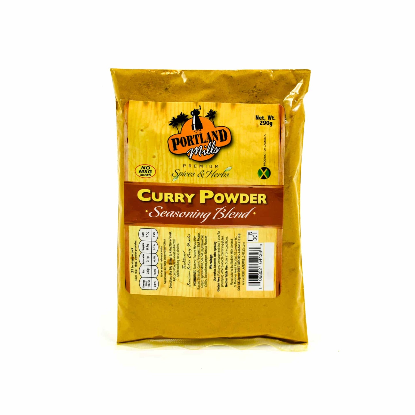 Portland Mills Curry Powder Seasoning Blend 250g