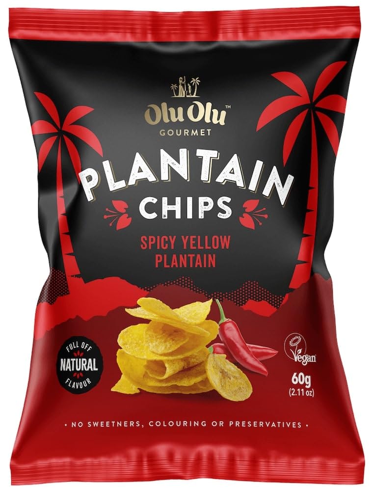 Olu Olu Sweet Chilli Plantain Chips 60g