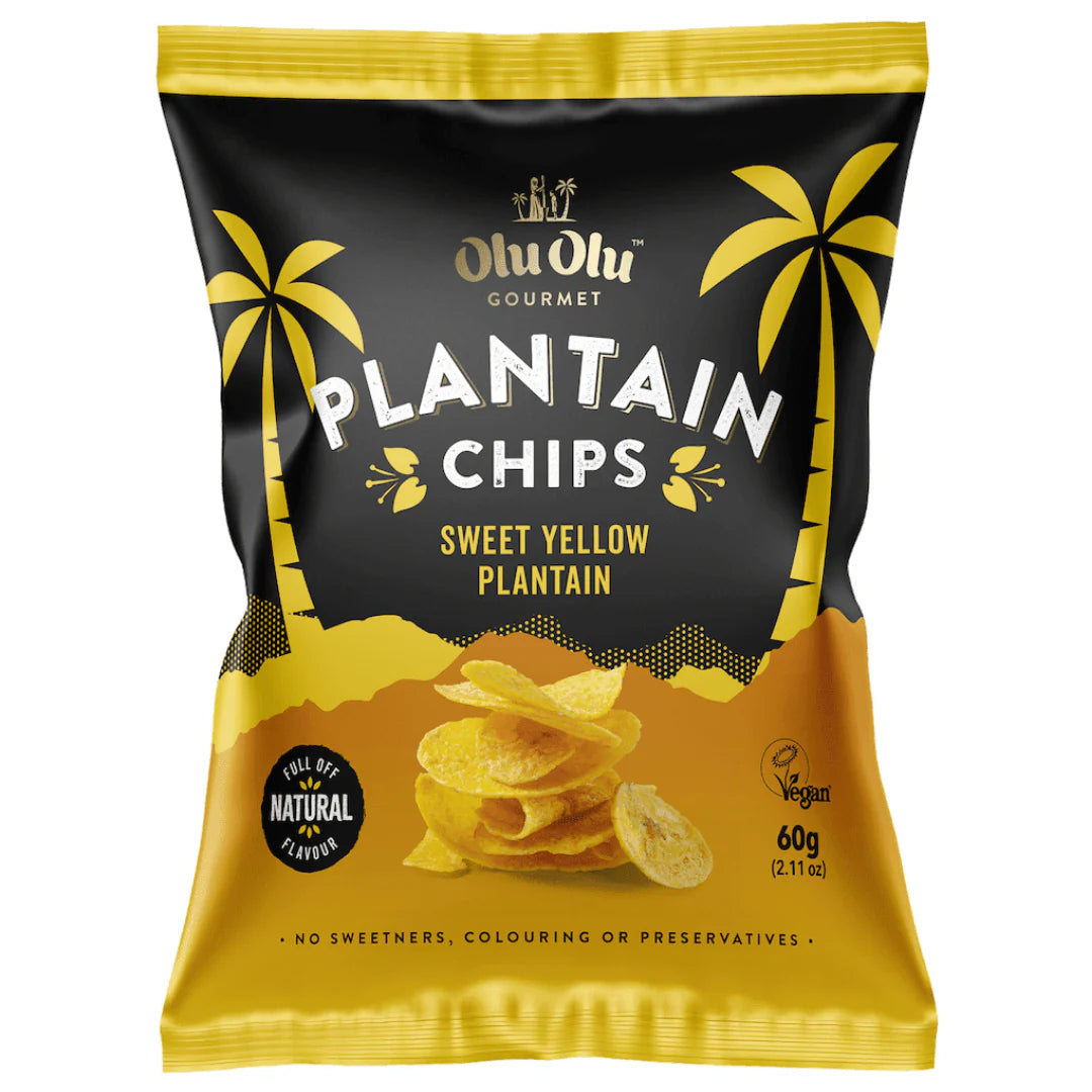 Olu Olu Sweet Plantain Chips 60g